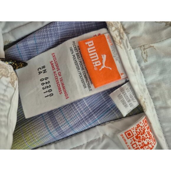 Puma Plaid Golf Shorts Bundle Size 6 - Picture 3 of 9